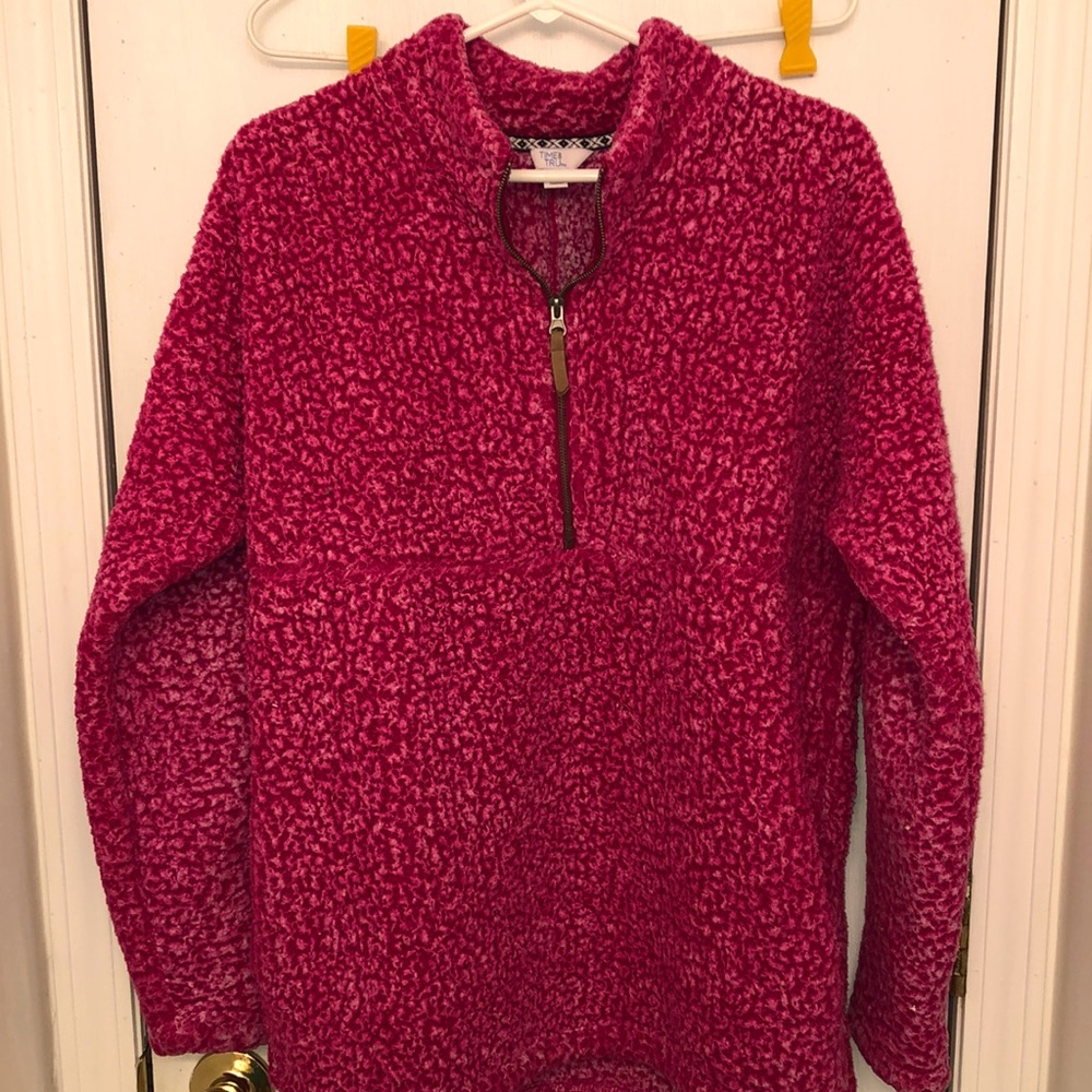 Time and True Fluffy Fleece Jacket. Size Large (12-14).